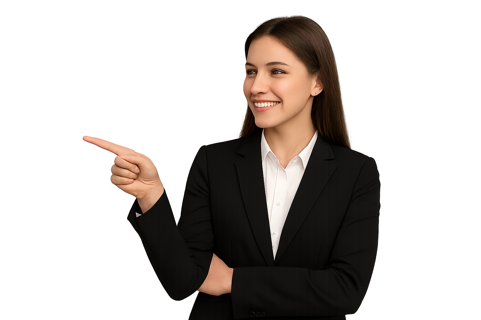 Female professional highlighting content of POWER BI COURSE in delhi