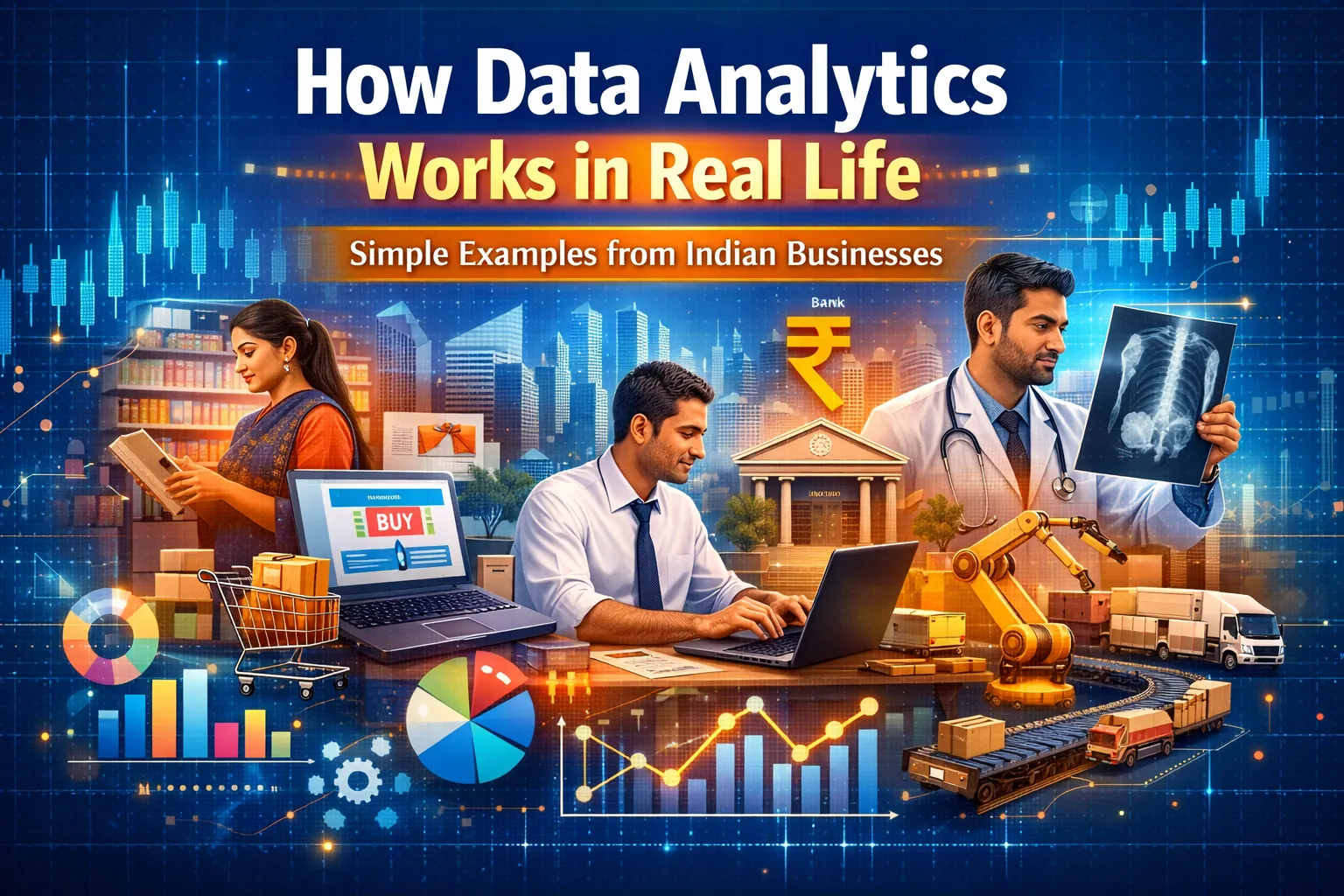 How Data Analytics Works in Real Life: Simple Examples from Indian Businesses