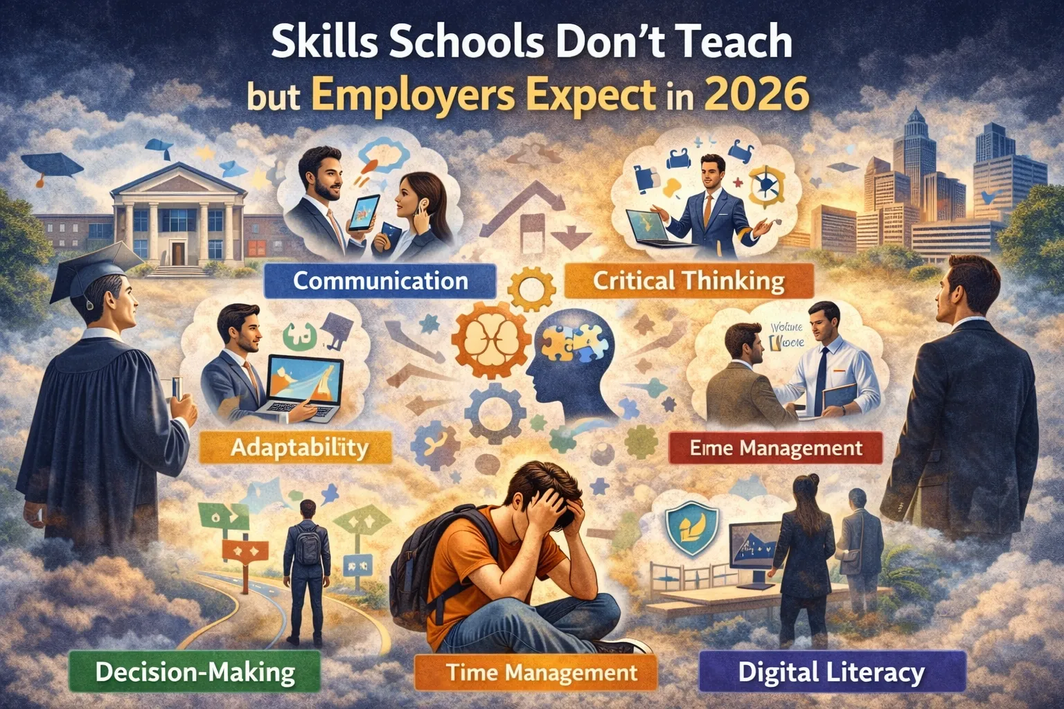 Skills school don't teach but employers expect