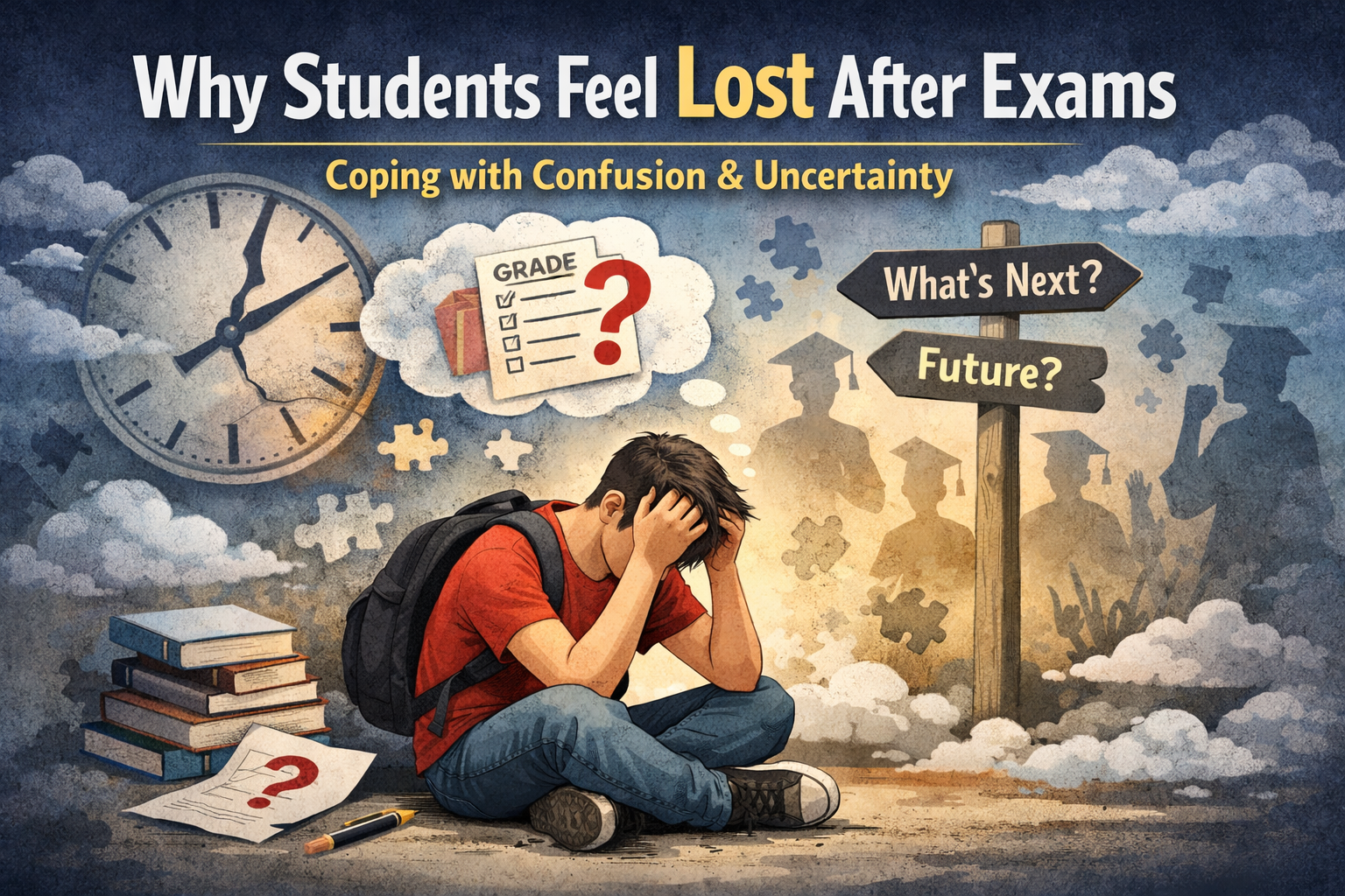 Why students feel lost after exams