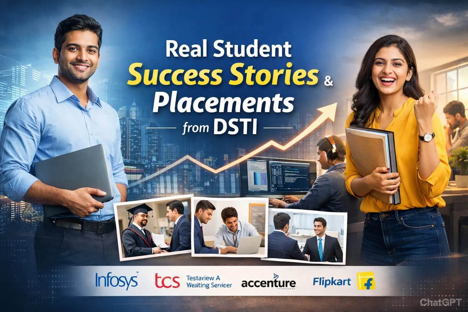 Real success stories and placements from DSTI