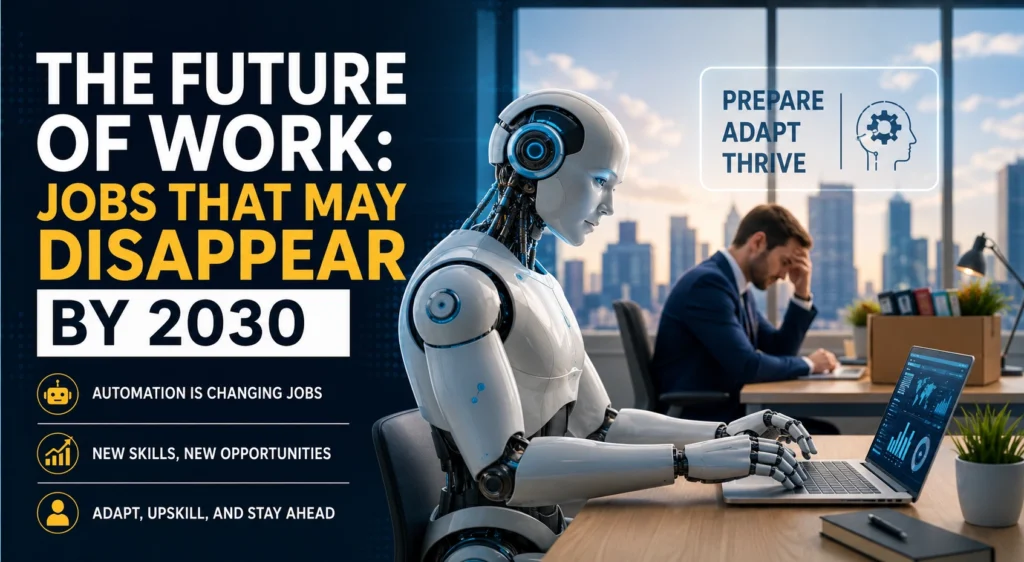 The Future of Work: Jobs That May Disappear by 2030
