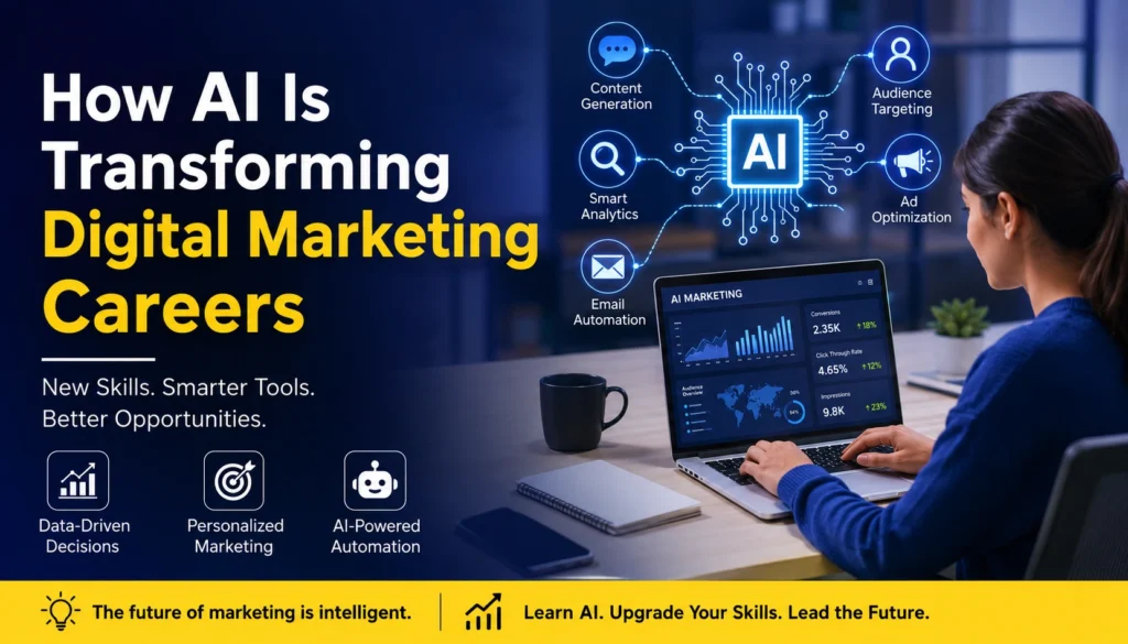 How AI Is Transforming Digital Marketing Careers